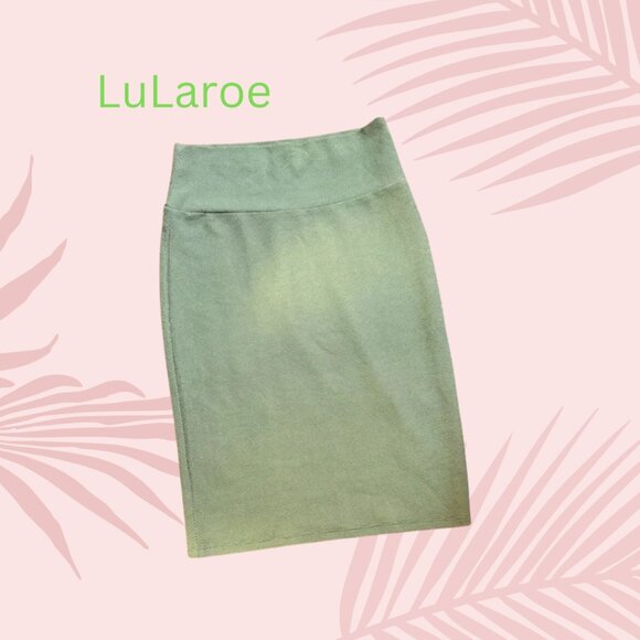 Elegant Green Pencil Skirt LulaRoe small women’s business casual bottom - Picture 1 of 4